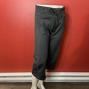 NIKE Fit Dry Charcoal Gym Athletic Capri Wide Leg Sweat Pants - Size XS (0-2)